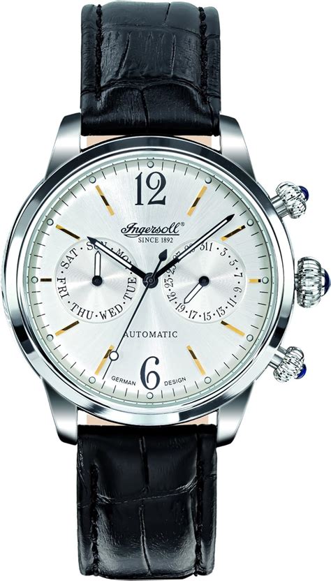 Ingersoll IN8009SL Reloj analógico de caballero automático con correa