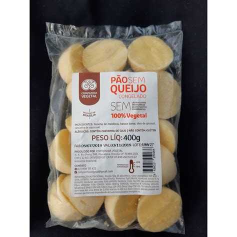 Pao S Queijo Congelado Companhia Vegetal G Mikami