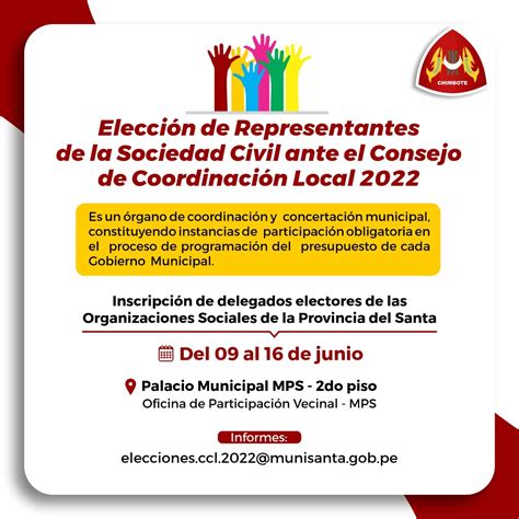 Elección de Representantes de la Sociedad Civil Campañas