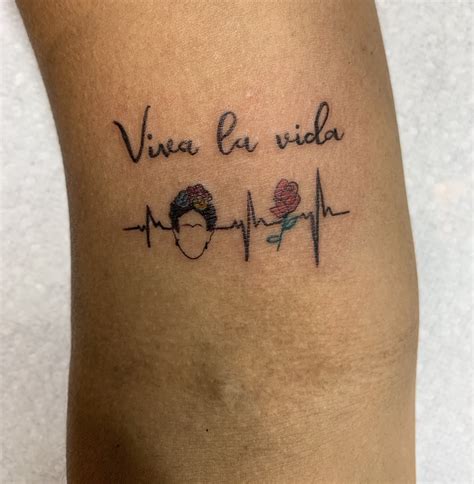 Frida Kahlo Viva La Vida Tattoo