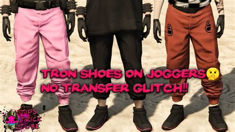 GTA 5 ONLINE HOW TO GET JOGGERS With TRON SHOES NO TRANSFER GLITCH 1 58