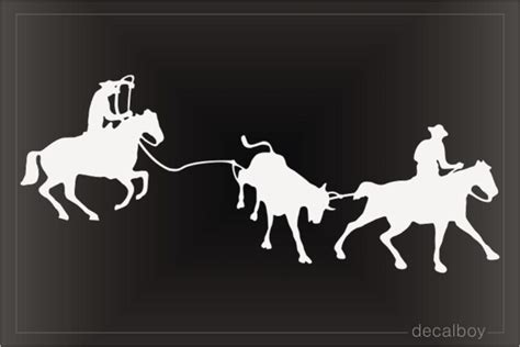 Team Roping Decals & Stickers | Decalboy