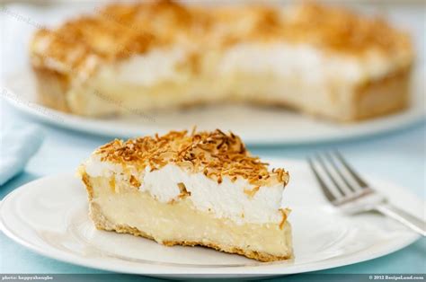 Decadent Coconut Cream Pie With Meringue Topping Recipe