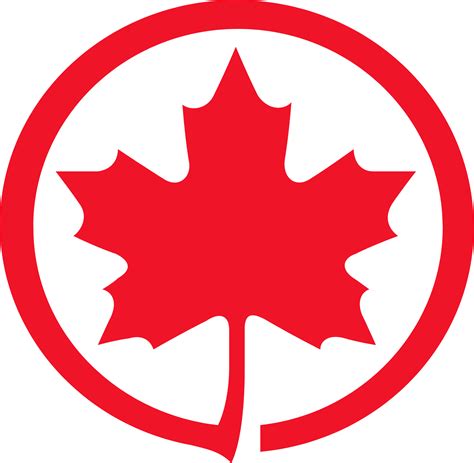 Air Canada logo in transparent PNG format