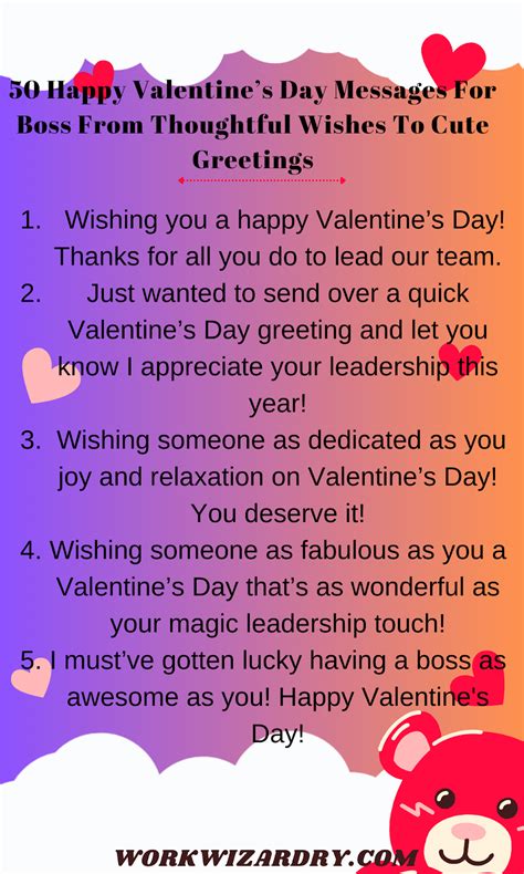 50 Happy Valentine’s Day Messages For Boss From Thoughtful Wishes To ...