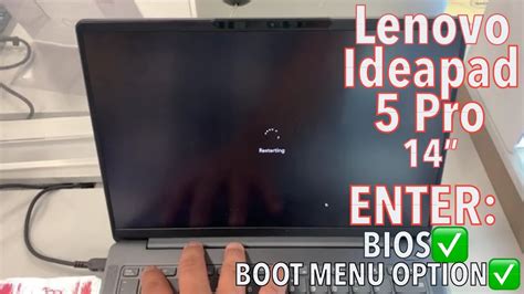 Lenovo Ideapad 5 Pro How To Enter Bios And Boot Menu Option Boot