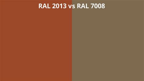 Ral 2013 Vs 7008 Ral Colour Chart Uk