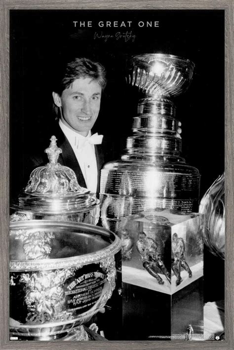 Wayne Gretzky - Trophies Poster in 2023 | Poster prints, Poster wall ...