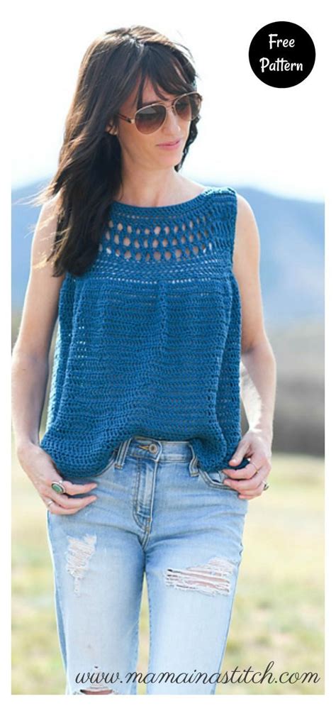 Summer Top Free Crochet Pattern And Paid Crochet Tops Free