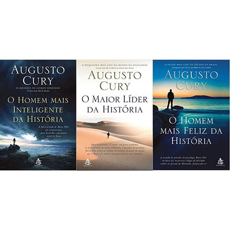 Kit Livros Augusto Cury O Homem Mais Inteligente Da Hist Ria Maior