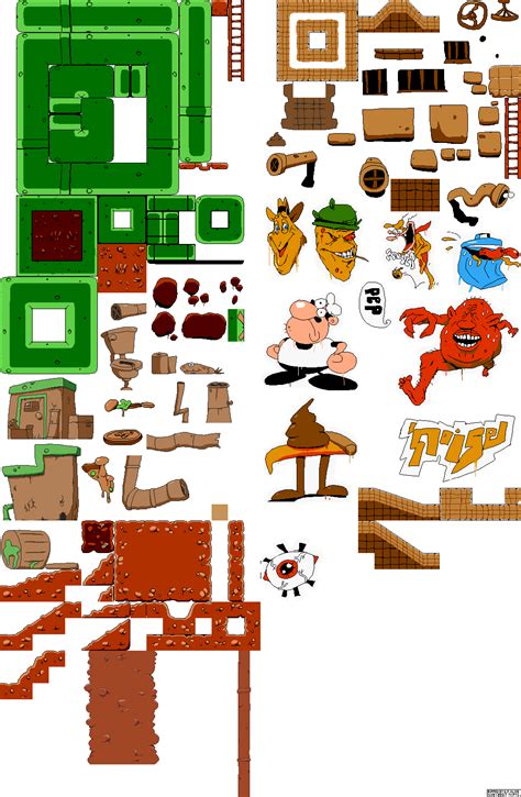 The Spriters Resource Full Sheet View Pizza Tower Oh Shit Tileset