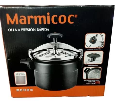 Olla A Presion Marmicoc Alumax Preto Lts Cor Preto Mercadolivre