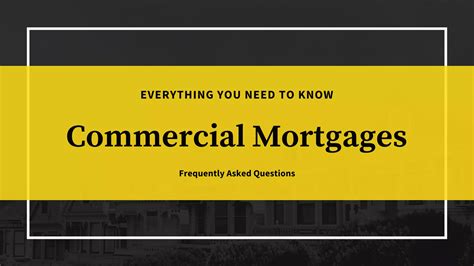 Commercial Mortgages Everything You Need To Know Ppt