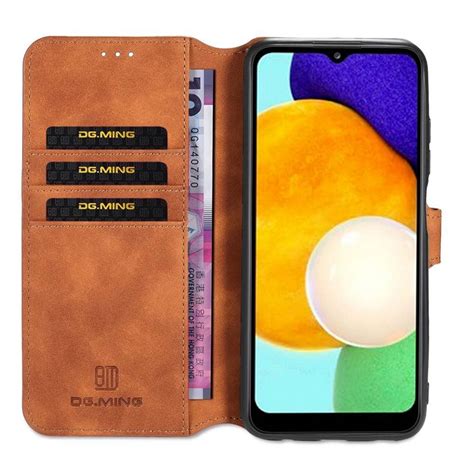 DG Ming Wallet Cover 3 Kort Samsung Galaxy A03s Brun Elgiganten