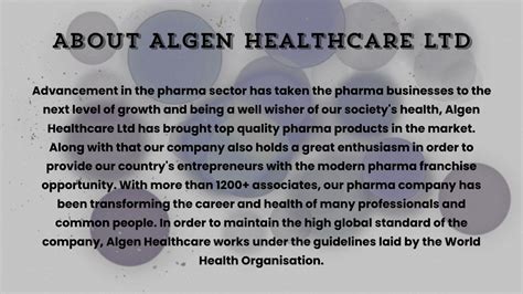 PPT Top 10 Pharma Franchise Companies Algen Healthcare PowerPoint