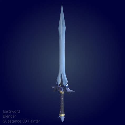 Artstation Ice Sword Prop