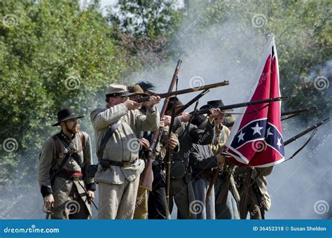 Confederate Soldiers Fighting Editorial Stock Photo Image Of Holland
