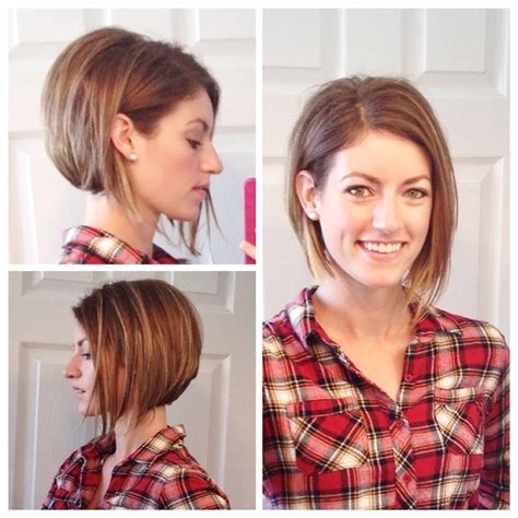 Maybe Matilda Long Lob Stacked Asymmetrical Bob