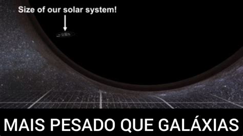 O Maior Buraco Negro Do Universo Quase Vezes Mais Pesado Que Ton