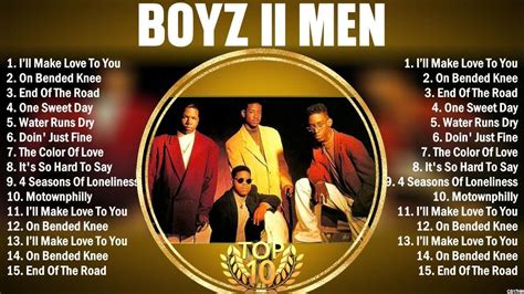 Boyz II Men Greatest Hits Playlist Full Album Best Of R B R B Songs