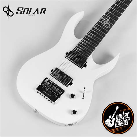 Solar Guitars A17 Vinter Pearl White Matte 7 String Electric Guitar