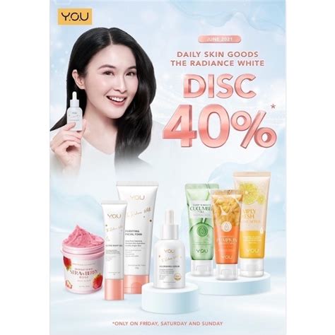 Jual YOU Skincare SPECIAL PROMO DISCOUNT 40 By Y O U Shopee Indonesia