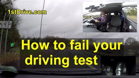 How To Fail Your Driving Test Youtube