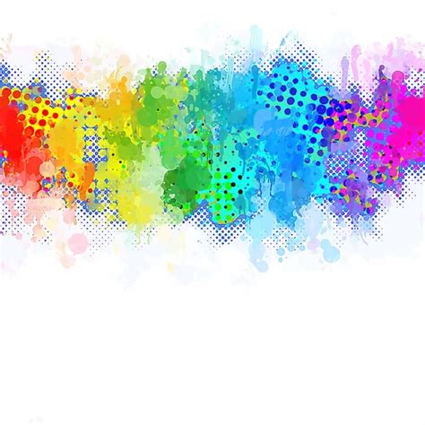 Rainbow Chalk Brush Strokes Background ⬇ Vector Image By © Shekaka Vector Stock 81418800