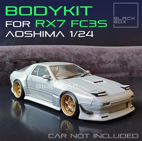 3d File Bodykit For Rx7 Fc3 Aoshima 1 24th Modelkit 👽・3d Printing Model