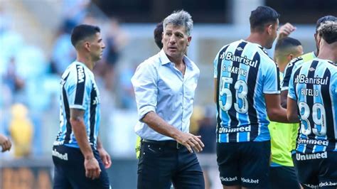 Renato amarga três desfalques para o próximo jogo do Grêmio