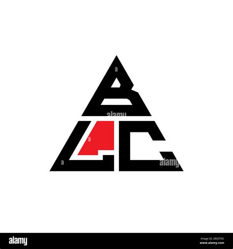 Diseño De Logotipo De Letra Triangular Blc Con Forma De Triángulo Blc Triángulo Logo Diseño