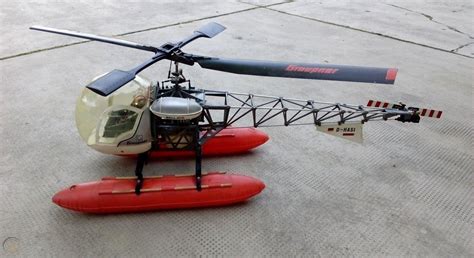 Vintage RC Helicopter Graupner Bell 47G released in 1975 for Restoration | #1918711750