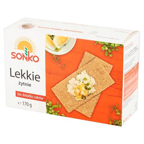 Sonko Pieczywo Lekkie żytnie 170 g 8906785678 oficjalne archiwum