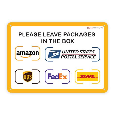 Buy IGNIXIA Package Delivery Sign For Home Amazon Leave Packages Here