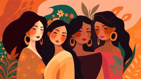 Premium Ai Image Banner For International Women S Day Women