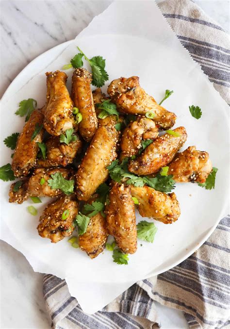 Baked Sesame Chicken Wings The Defined Dish