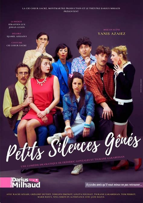 Petits silences gênés Théâtre Darius Milhaud Paris 75019 Sortir