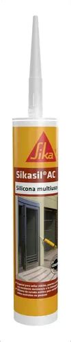 Sika Sellador De Vidrios Sikasil Ac Transparente Sellador De