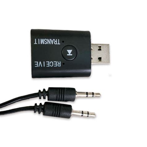 Bluetooth Receptor De Audio E Transmissor Em Mini Jack Aux Usb