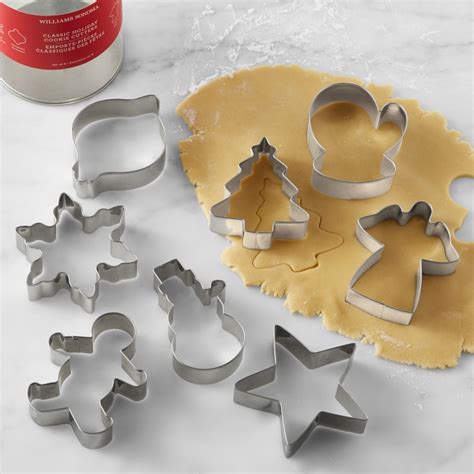 Holiday Basic Cookie Cutter Set Set Of 8 Williams Sonoma