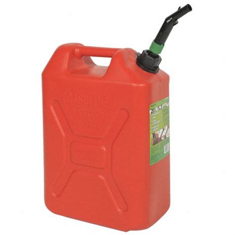 Scepter Gas Can Plastic 5 Gal Capacity 18 1532 In Height 13 764