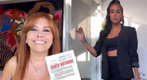 Magaly Medina En Instagram Le Advierte A Melissa Paredes Por Carta Notarial Me Defiendo Como