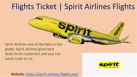 Ppt Book Flights Ticket Spirit Airlines Flights Powerpoint