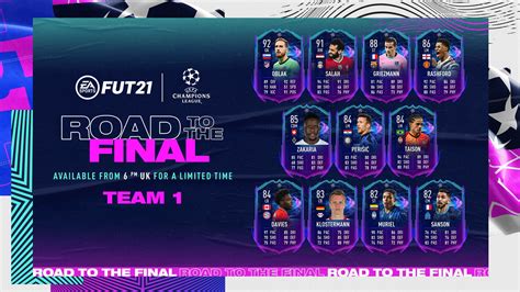 Fut Road To The Final Event And Special Themed Player Items