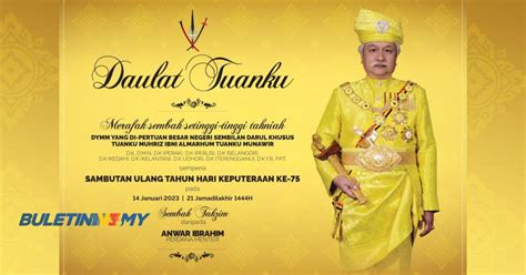 PM Ucap Tahniah Sambutan Hari Keputeraan Tuanku Muhriz BULETIN TV3