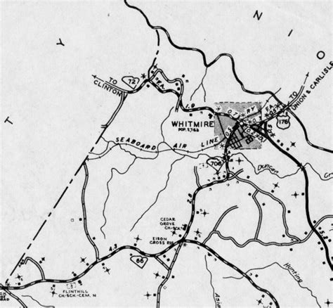 Newberry County Old Scdot Maps Newberry County