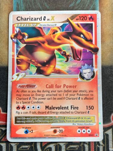 Pokemon Charizard G LV X DP45 Black Star Promo NM EBay