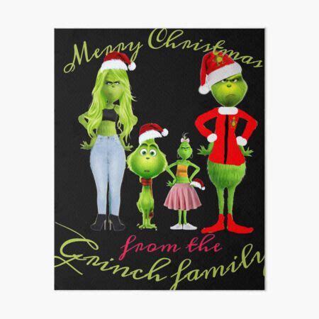 L Mina R Gida Linda Feliz Navidad De La Camiseta De La Familia Grinch