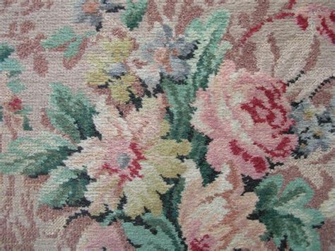 Three Vintage Rose Floral Rugs Shabby Chic By Alexander Smith