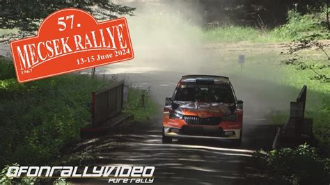 57 Mecsek Rallye 2024 Ofonrallyvideo YouTube